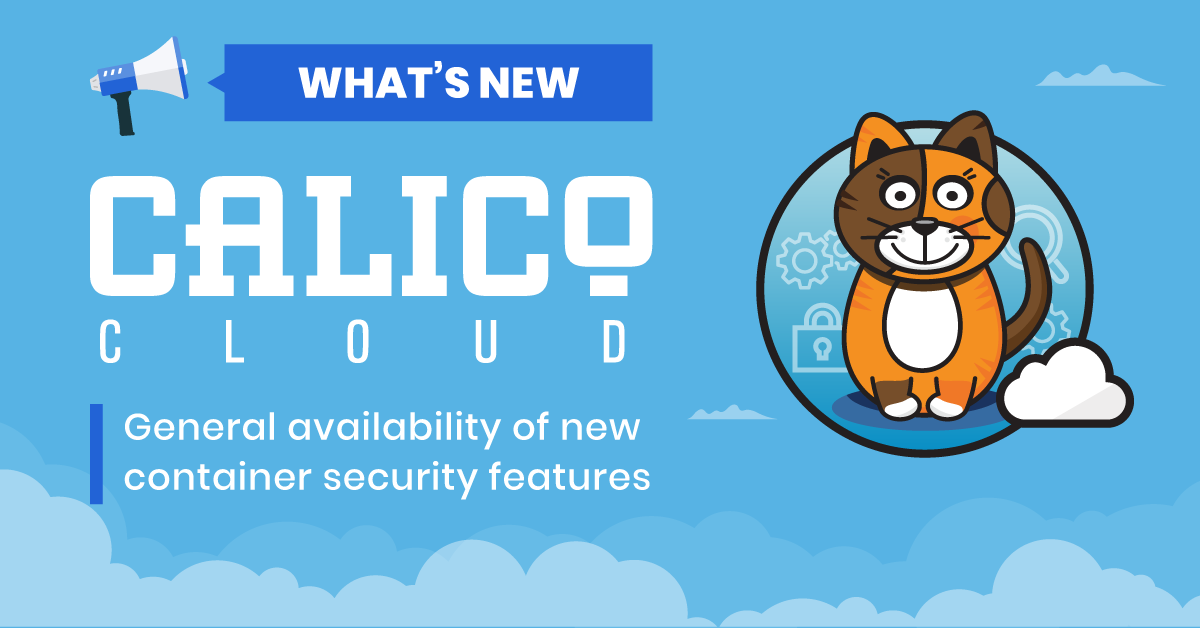 What’s new in Calico Cloud: General availability of new container security features
