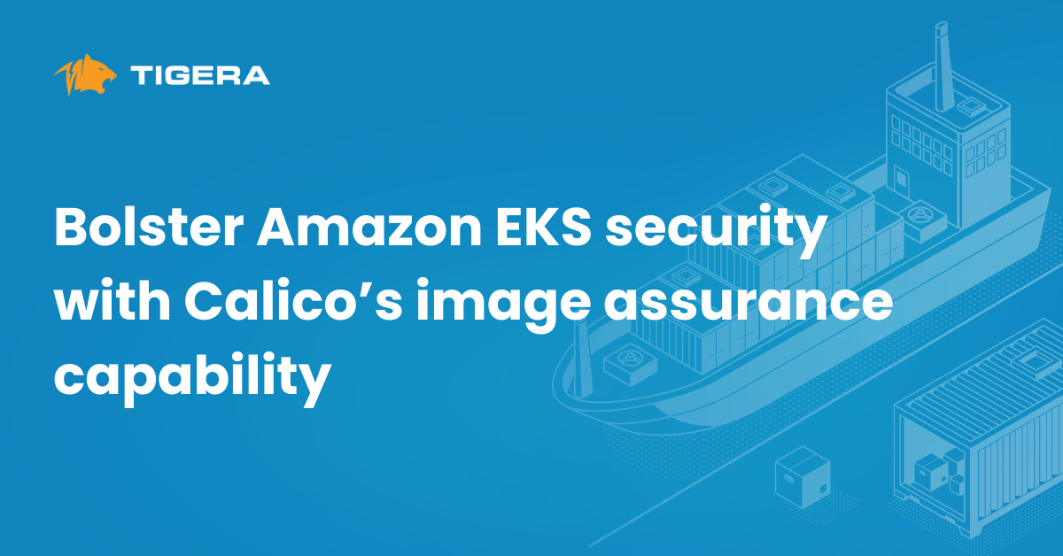 Bolster Amazon EKS security with Calico’s image assurance capability