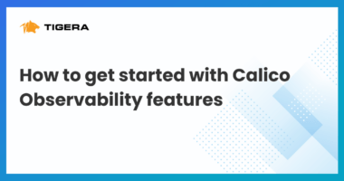 How to get started with Calico Observability features