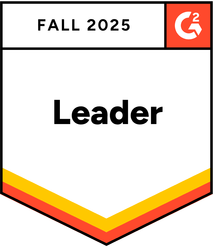G2 Leader badge for Fall 2025.
