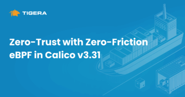 Zero-Trust with Zero-Friction eBPF in Calico v3.31