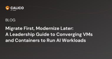 Migrate First, Modernize Later: A Leadership Guide to Converging VMs and Containers to Run AI Workloads
