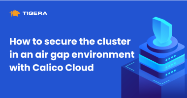 How to secure the cluster in an air gap environment with Calico Cloud